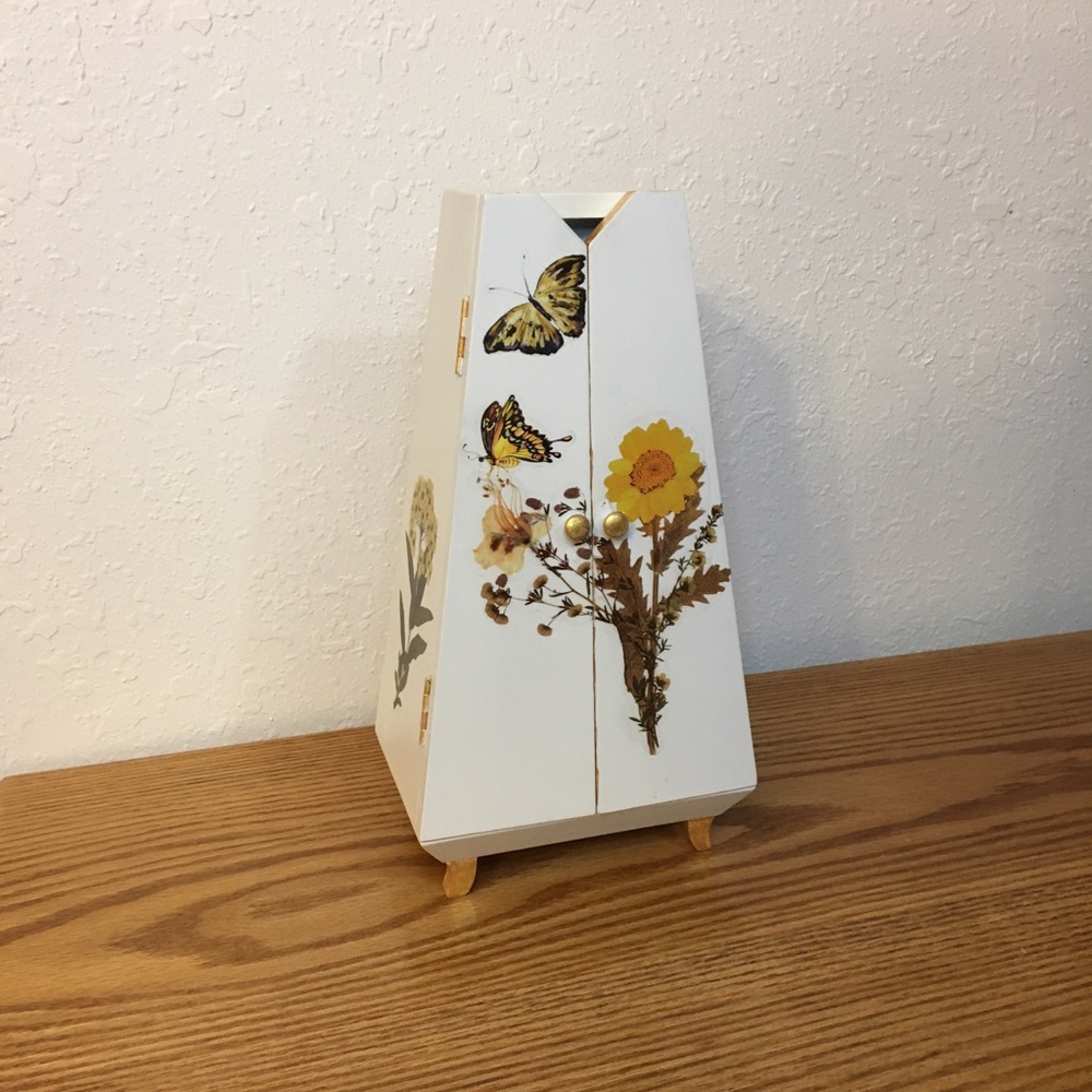 Jewelry Box, Refinished, Upcycled